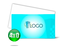 Cartão de visita 4x0 cor - couche 300g - VTF - 1000un