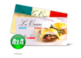 Cartão de visita 4x4 cor - couche 300g - VTF - 500un